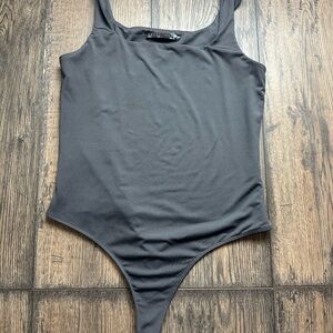 Dress Forum Charcoal Bodysuit